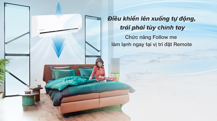 Những công nghệ nổi bật trên máy lạnh Casper - Cơ chế cảm biến nhiệt độ Follow me